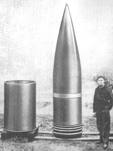 80cm Schwerer Gustav/Dora case and projectile - General Ammunition